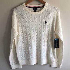 U.S. Polo assn cable knit sweater